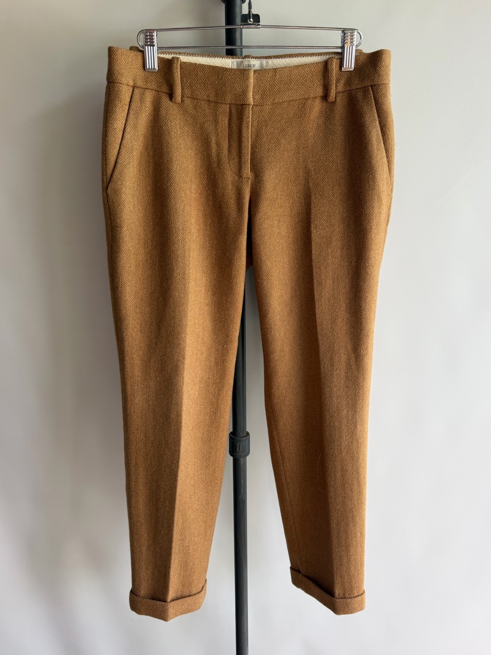 J. Crew Herringbone Cafe Capri Pants - sz 0